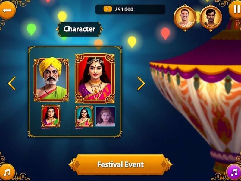 Bollywood Legendary Journey character selection screen